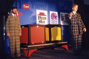 Mac King working for KFC